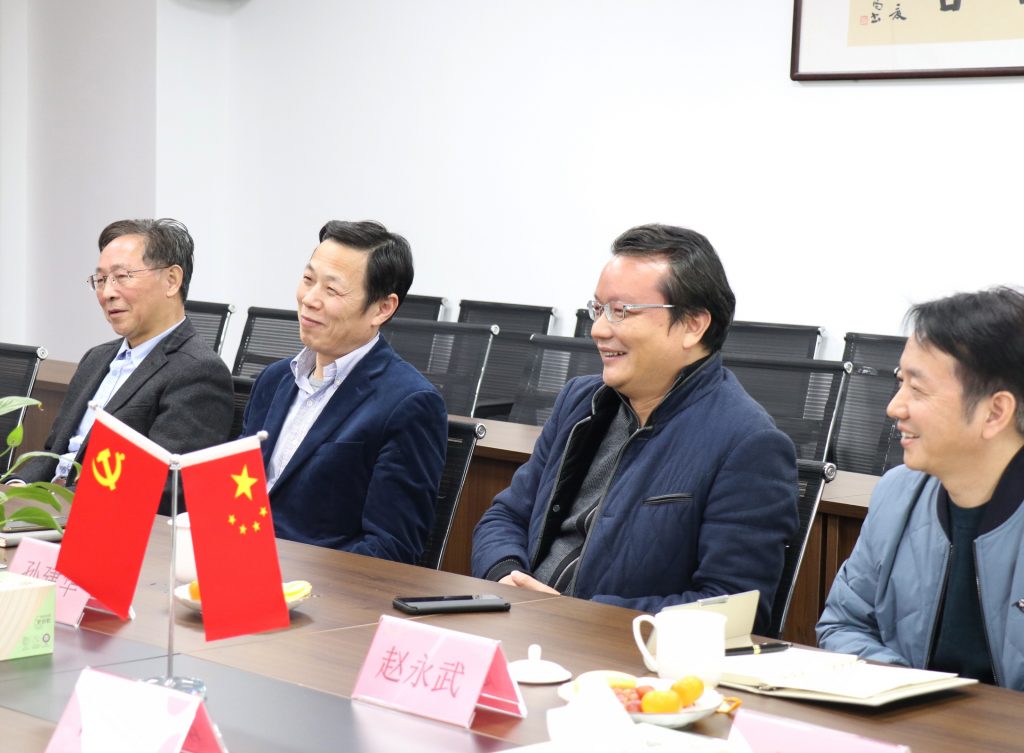 浙江省軌道交通建設(shè)與管理協(xié)會(huì)趙彥年會(huì)長(zhǎng)一行蒞臨公司考察調(diào)研