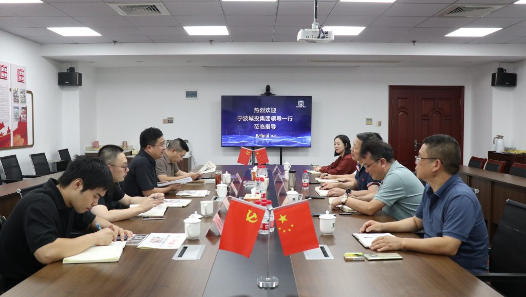 資訊動(dòng)態(tài) | 寧波城建投資集團(tuán)有限公司黨委委員、副總經(jīng)理周原一行蒞臨科信調(diào)研指導(dǎo)